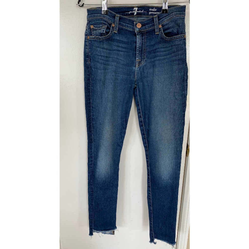 7 FOR ALL MANKIND Women's Size 26 Jean Cropped Ankle